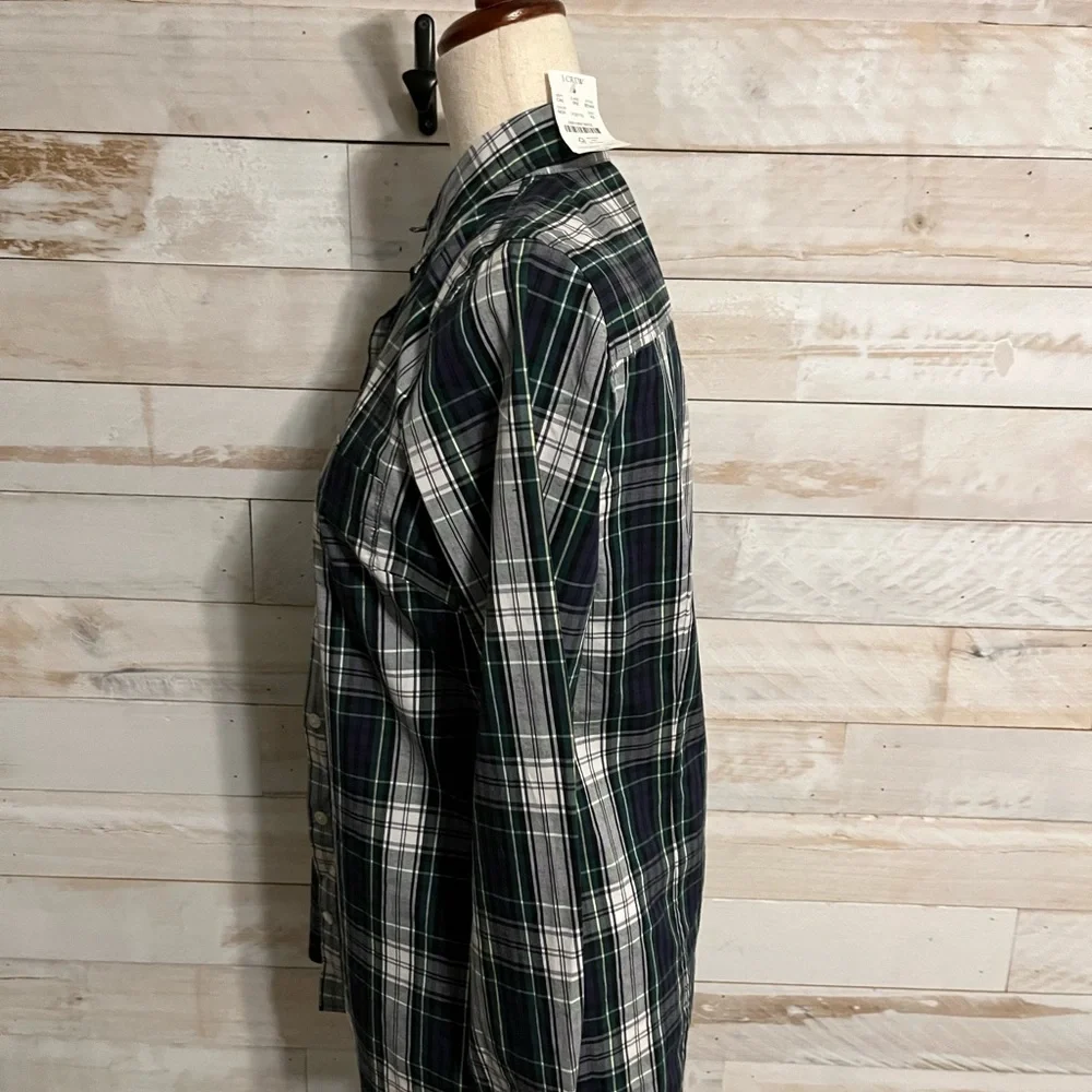 NWT J.Crew plaid shirt size XS